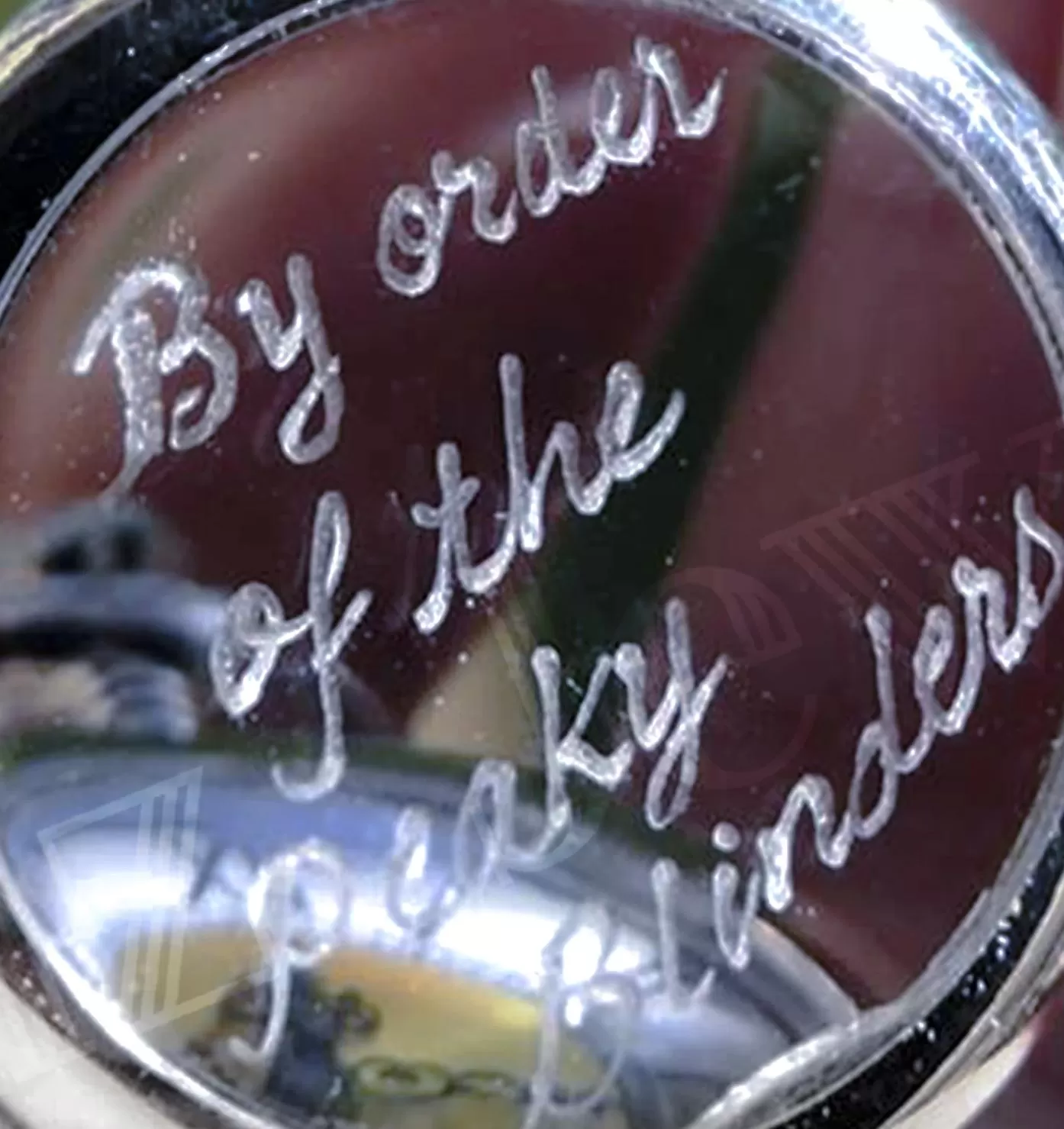 Personalized Golden Brass Magnifier Pocket Watch