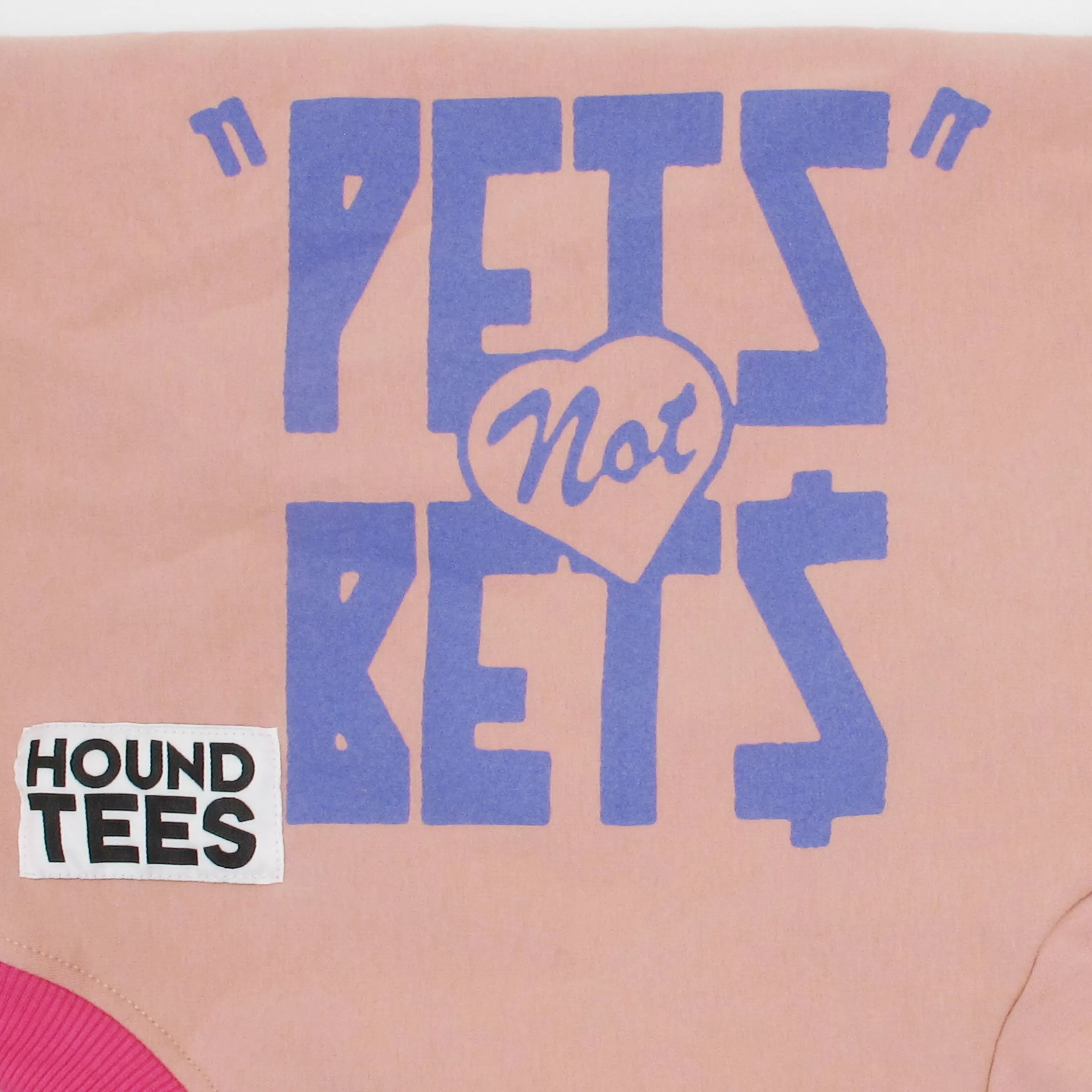 Pets Not Bets Pink WHIPPET Sweater