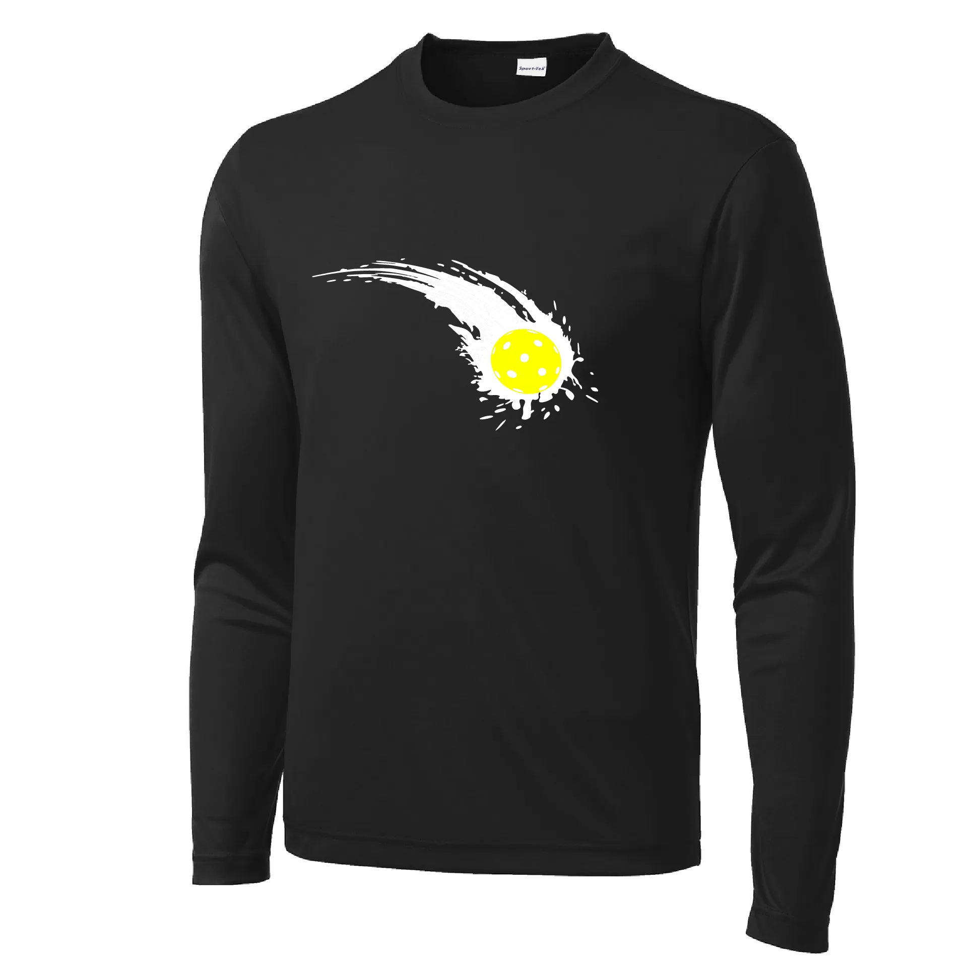 Pickleball Impact | Men’s Long Sleeve Athletic Shirts | 100% Polyester