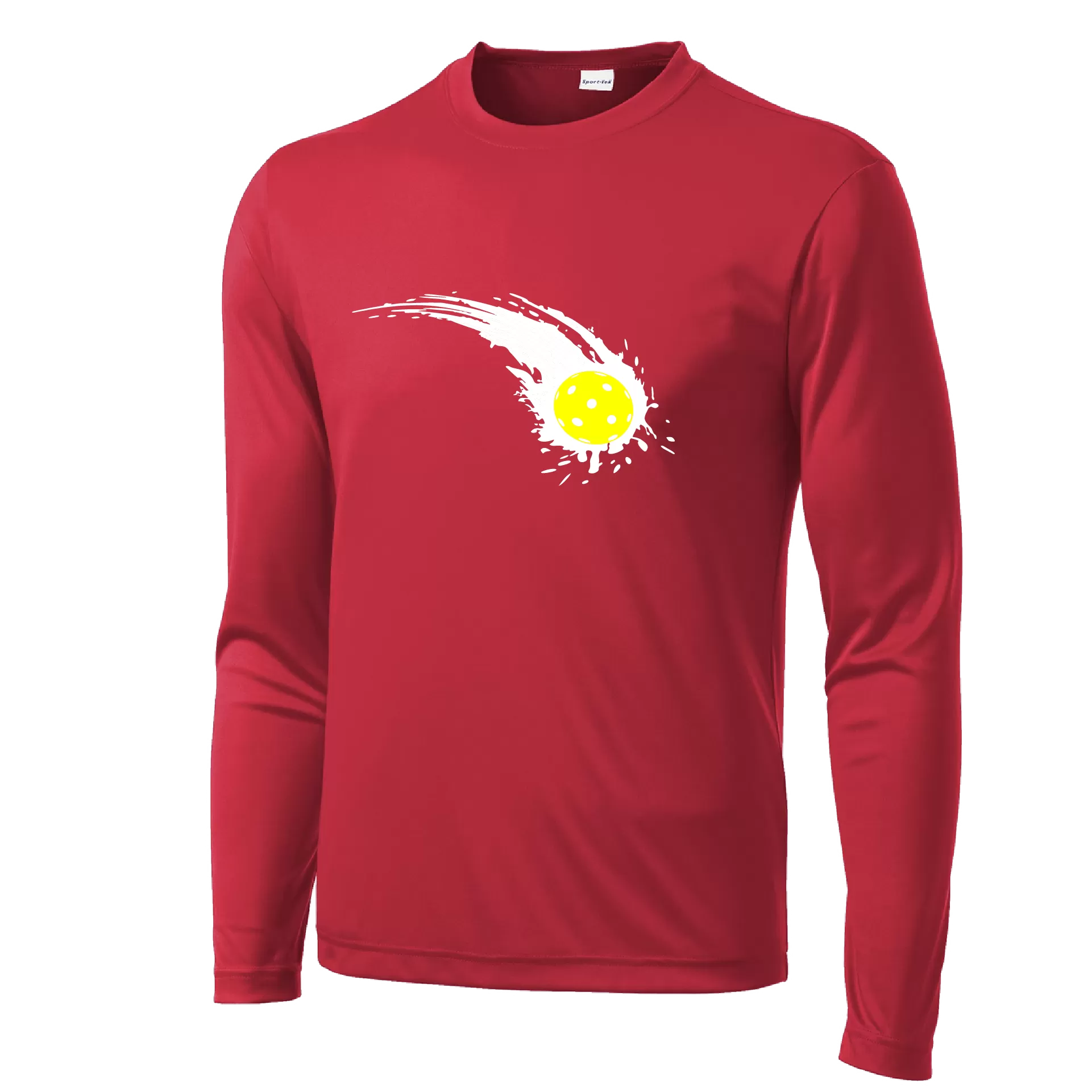 Pickleball Impact | Men’s Long Sleeve Athletic Shirts | 100% Polyester