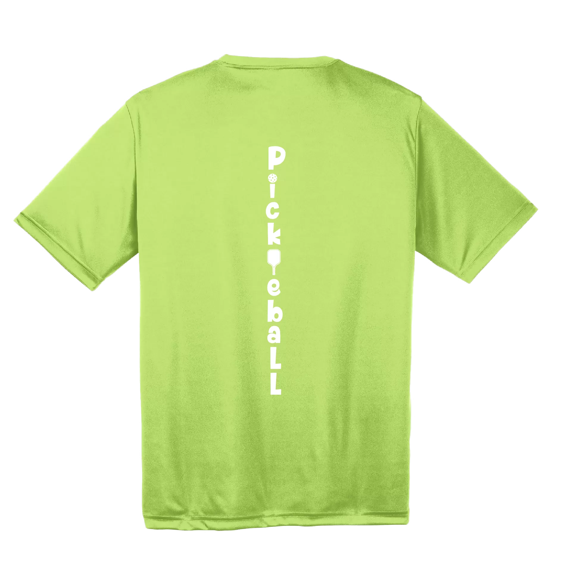 Pickleball (Vertical) Customizable | Men's Short Sleeve Athletic Pickleball Shirt | 100% Polyester