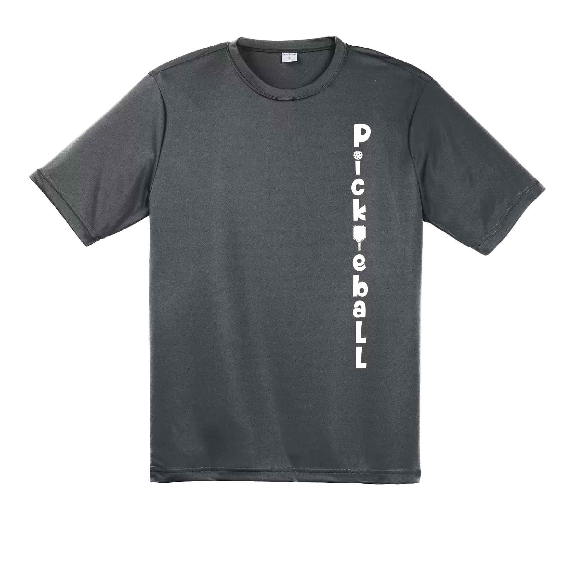 Pickleball (Vertical) Customizable | Men's Short Sleeve Athletic Pickleball Shirt | 100% Polyester