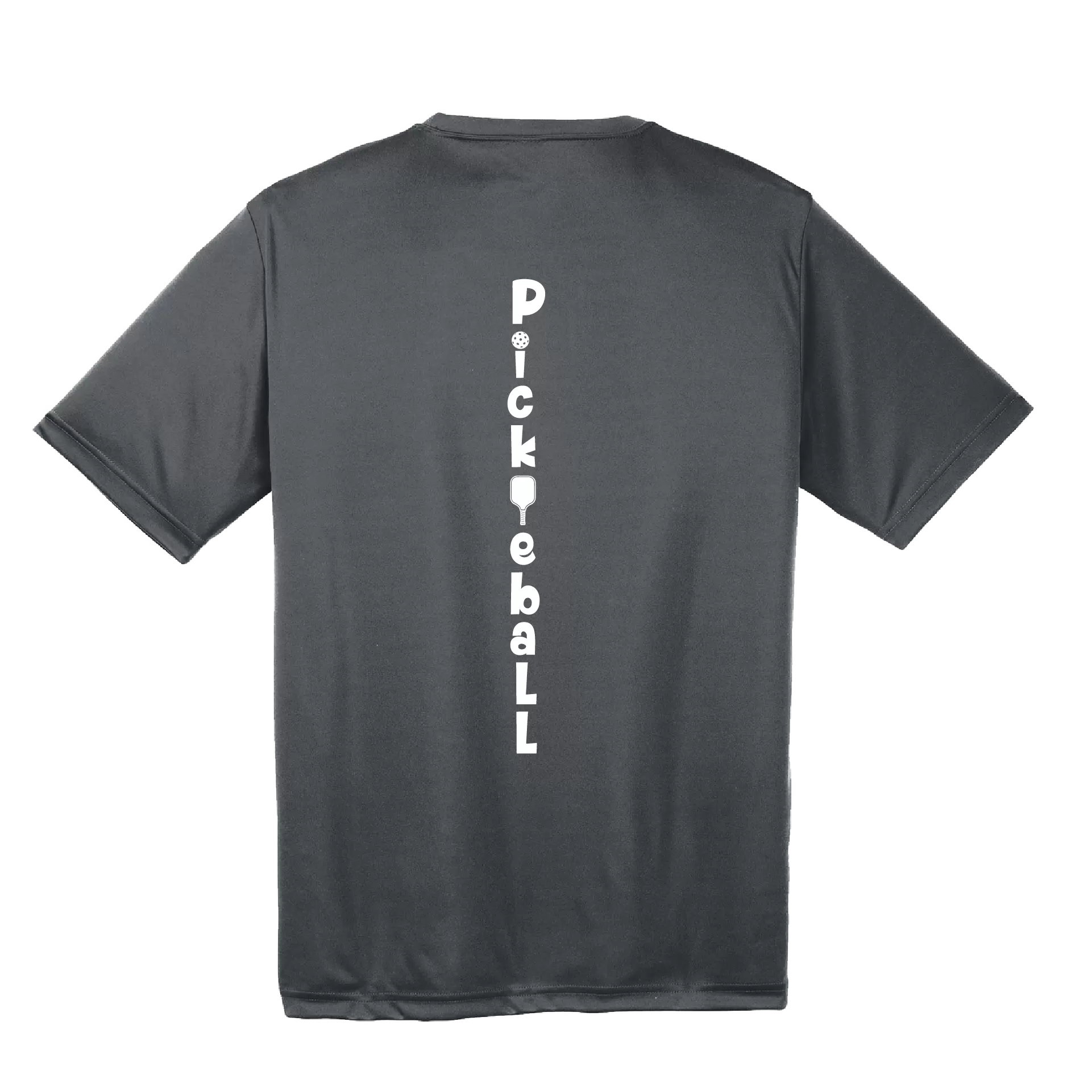 Pickleball (Vertical) Customizable | Men's Short Sleeve Athletic Pickleball Shirt | 100% Polyester