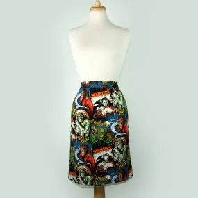 Pinup Hollywood Monsters Pencil Skirt #S-PP712