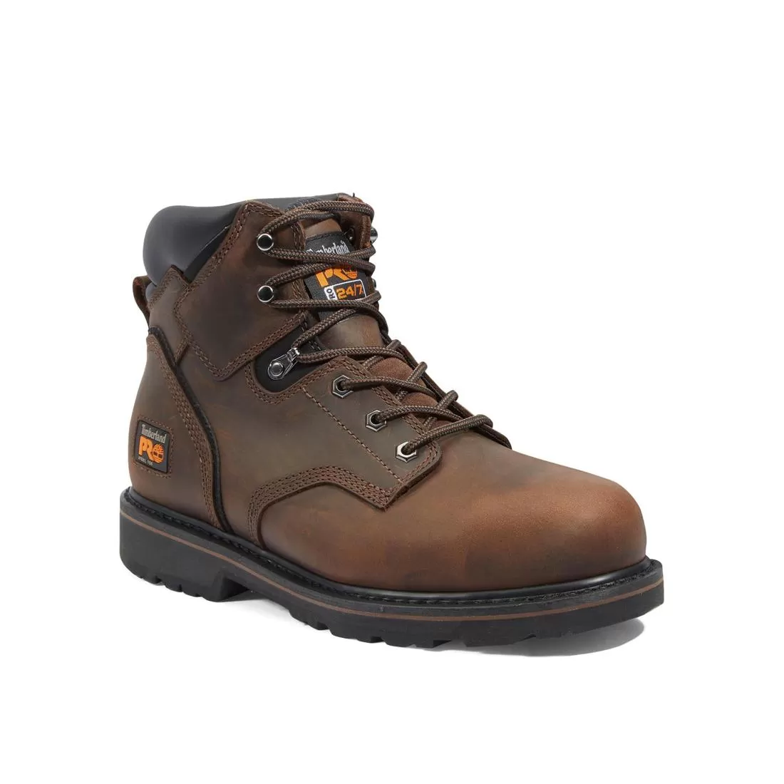 Pit Boss 6 Inch Steel-Toe Work Boot Brown