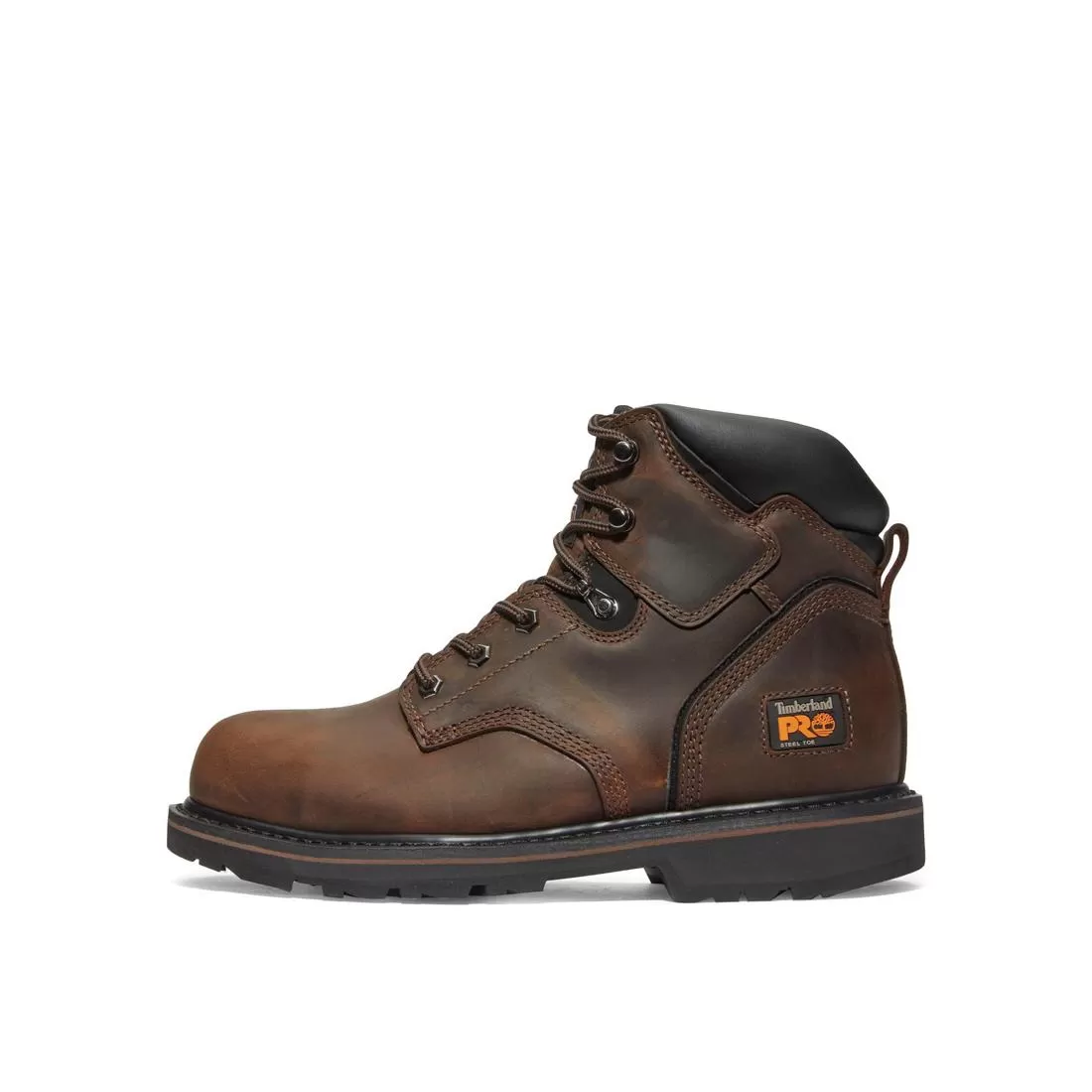 Pit Boss 6 Inch Steel-Toe Work Boot Brown