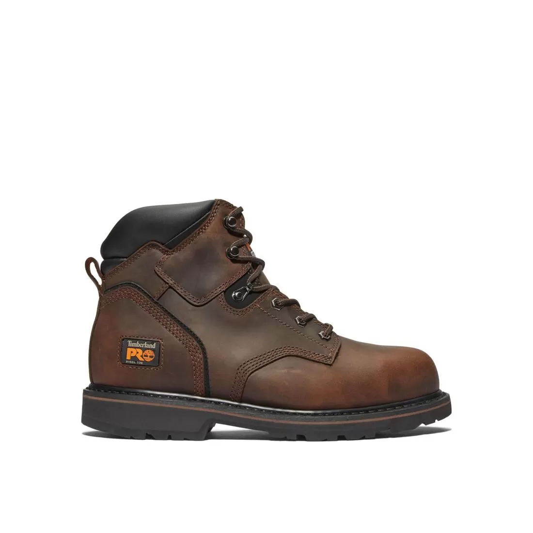 Pit Boss 6 Inch Steel-Toe Work Boot Brown