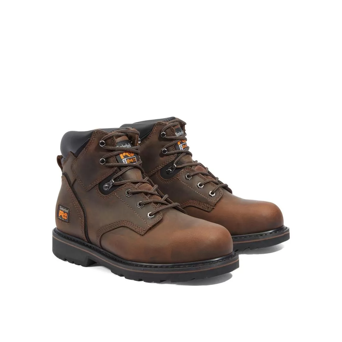 Pit Boss 6 Inch Steel-Toe Work Boot Brown