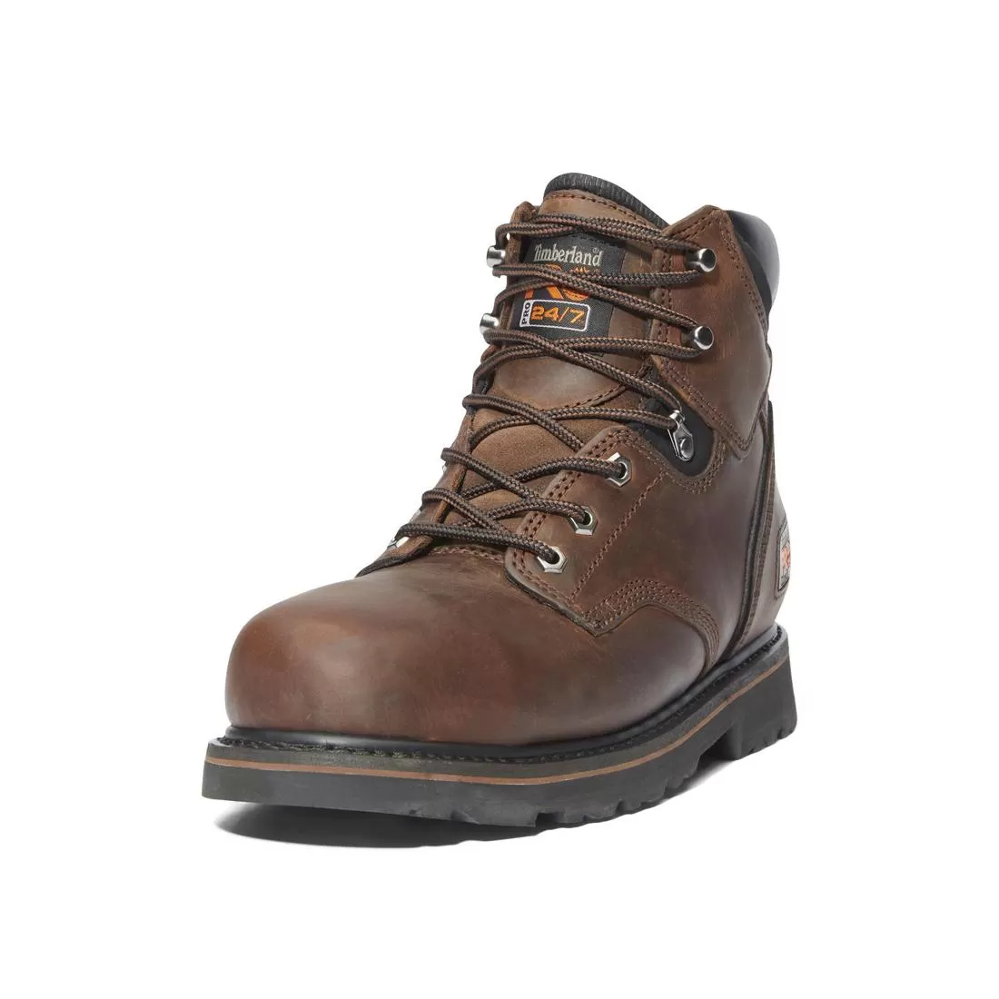 Pit Boss 6 Inch Steel-Toe Work Boot Brown