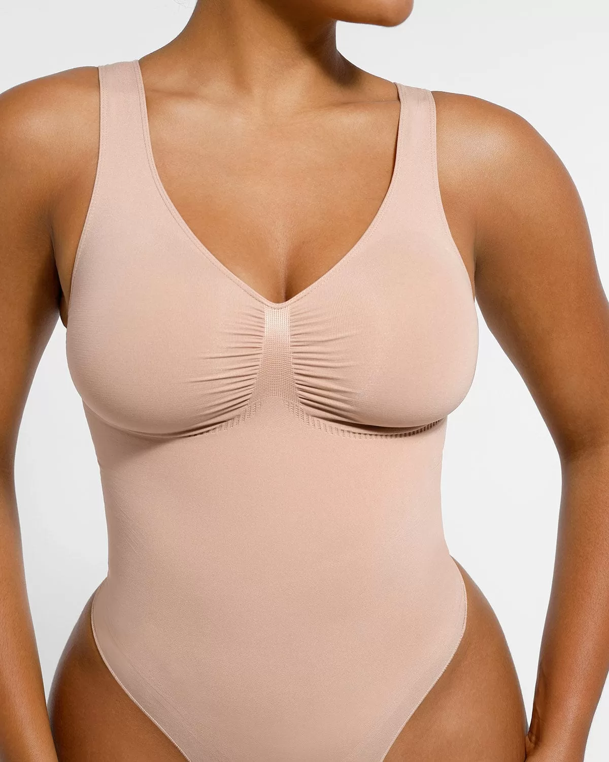 PowerConceal™ 2.0 V-Neck Thong Bodysuit