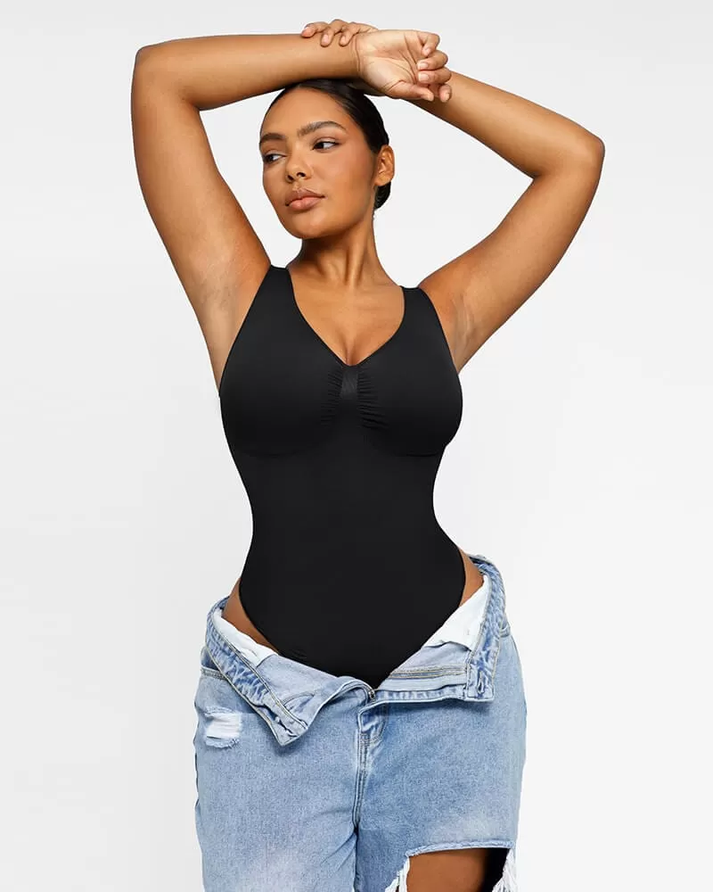 PowerConceal™ 2.0 V-Neck Thong Bodysuit