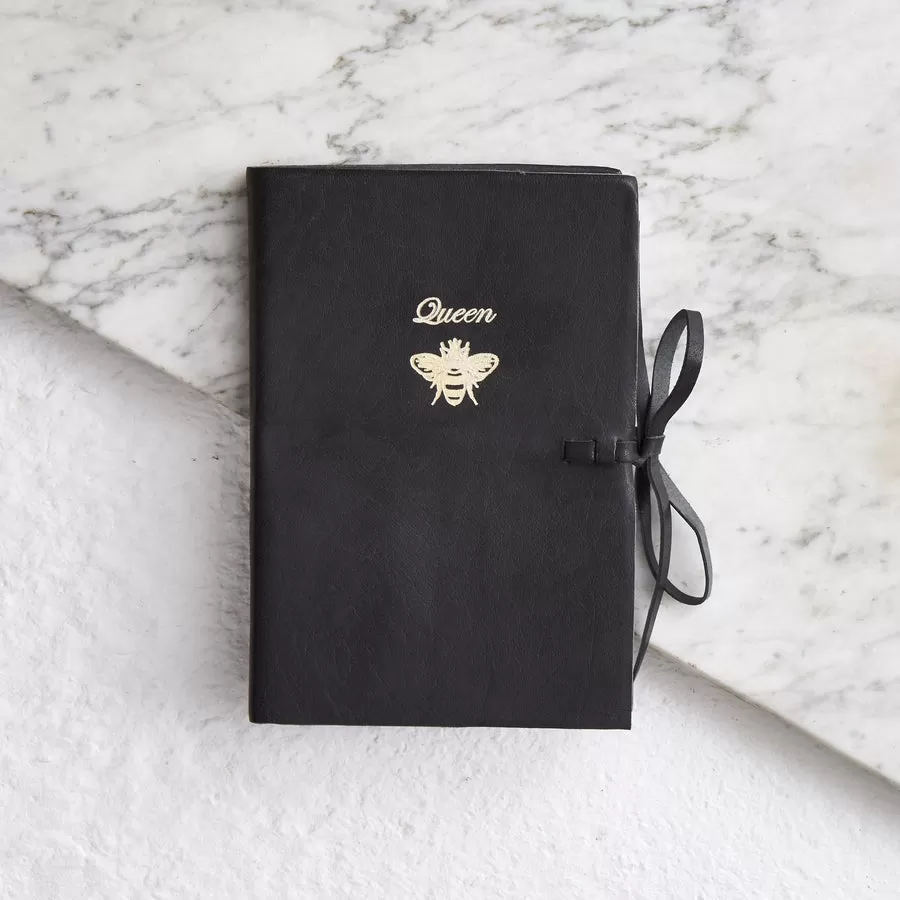 Queen Bee Leather Notebook