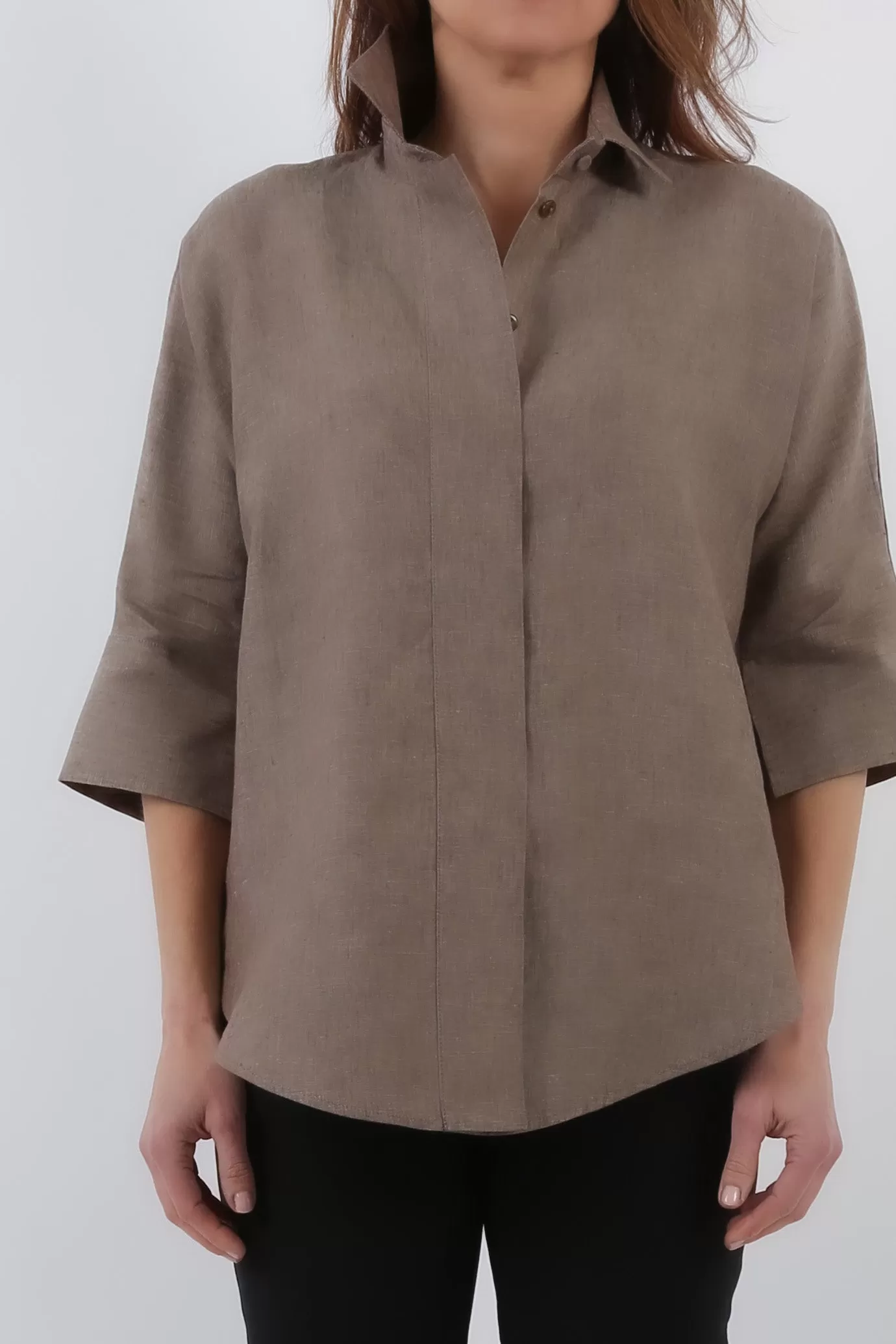 SAHANA DOLMAN SHIRT IN LINEN