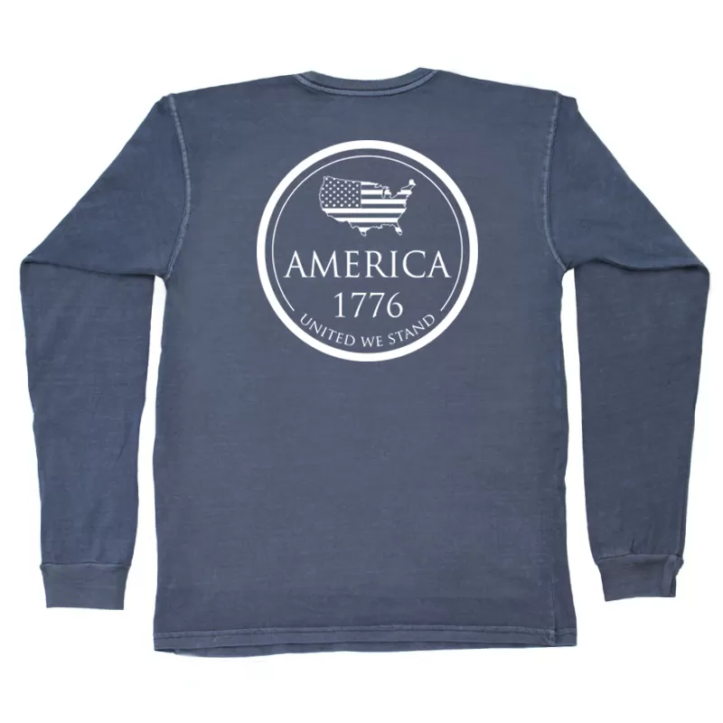 SALE - 1776 Long Sleeve Pocket Tee