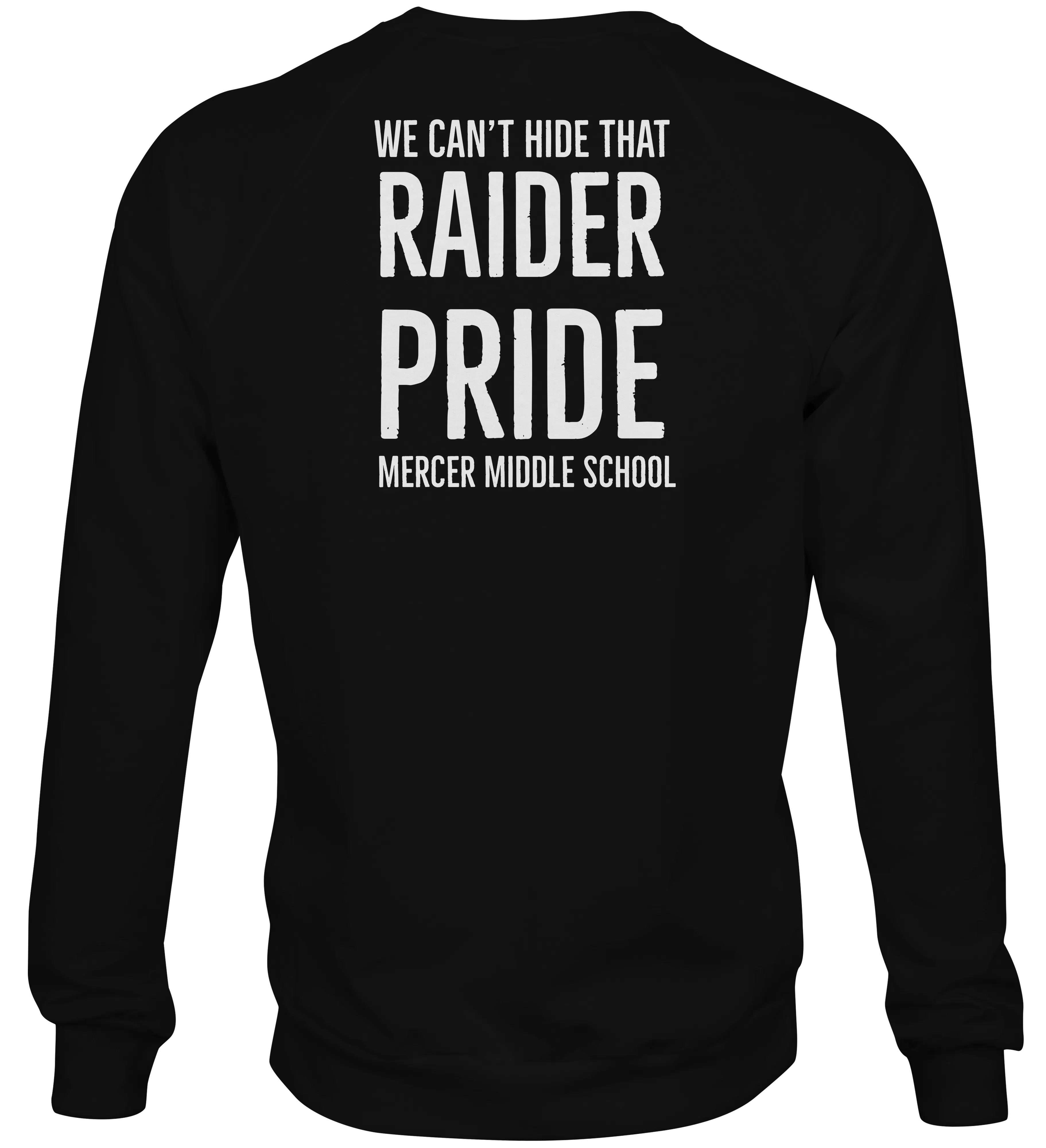 School Spirit Wear Raider Nation -Mercer Middle School