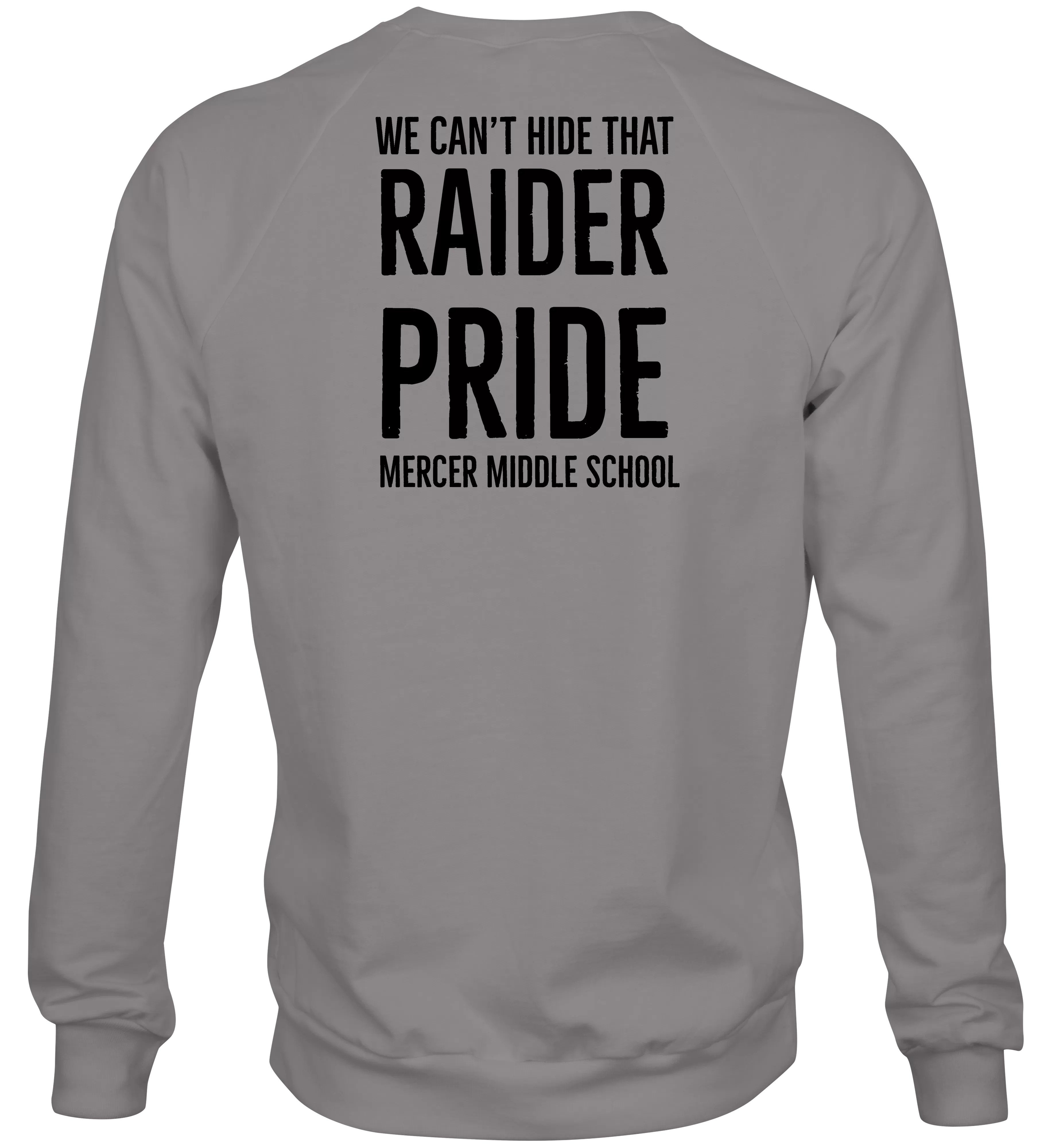 School Spirit Wear Raider Nation -Mercer Middle School