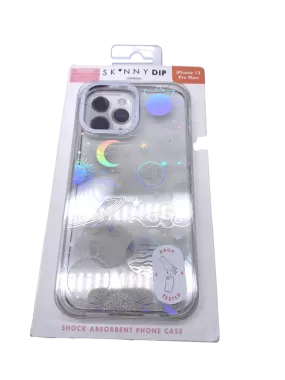 Skinnydip Metallic Silver Galaxy Shock Case Iphone 13 Pro Max One Size