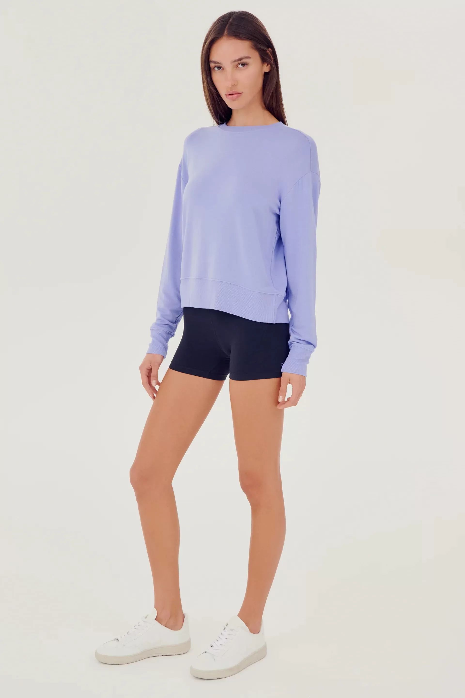 Sonja Fleece Sweatshirt: Purple Haze