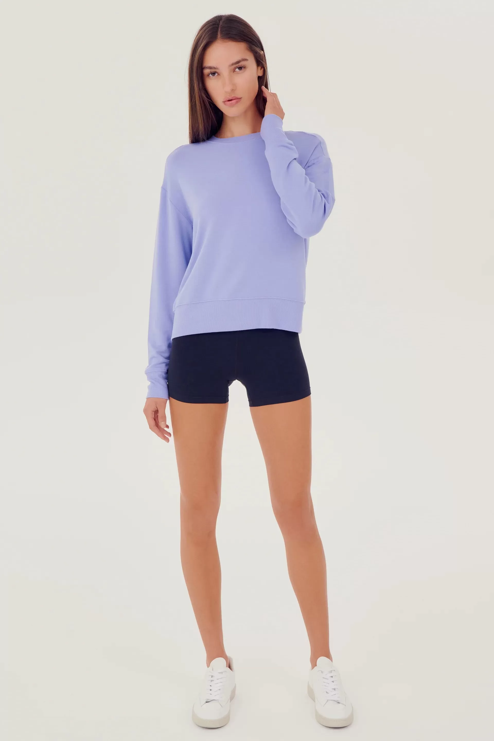 Sonja Fleece Sweatshirt: Purple Haze