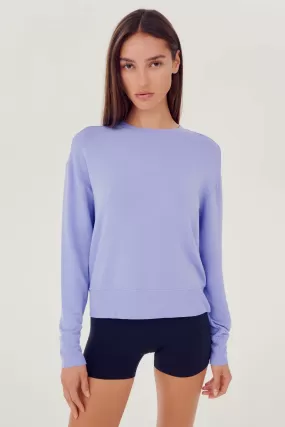 Sonja Fleece Sweatshirt: Purple Haze