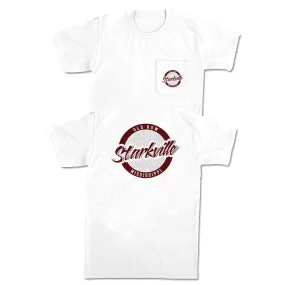 Starkville, Mississippi Circle Logo Pocket Tee