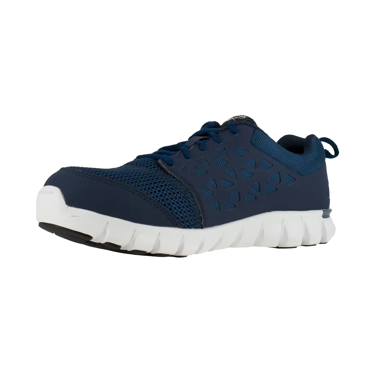 Sublite Cushion Alloy-Toe Athletic Work Shoe Blue/White