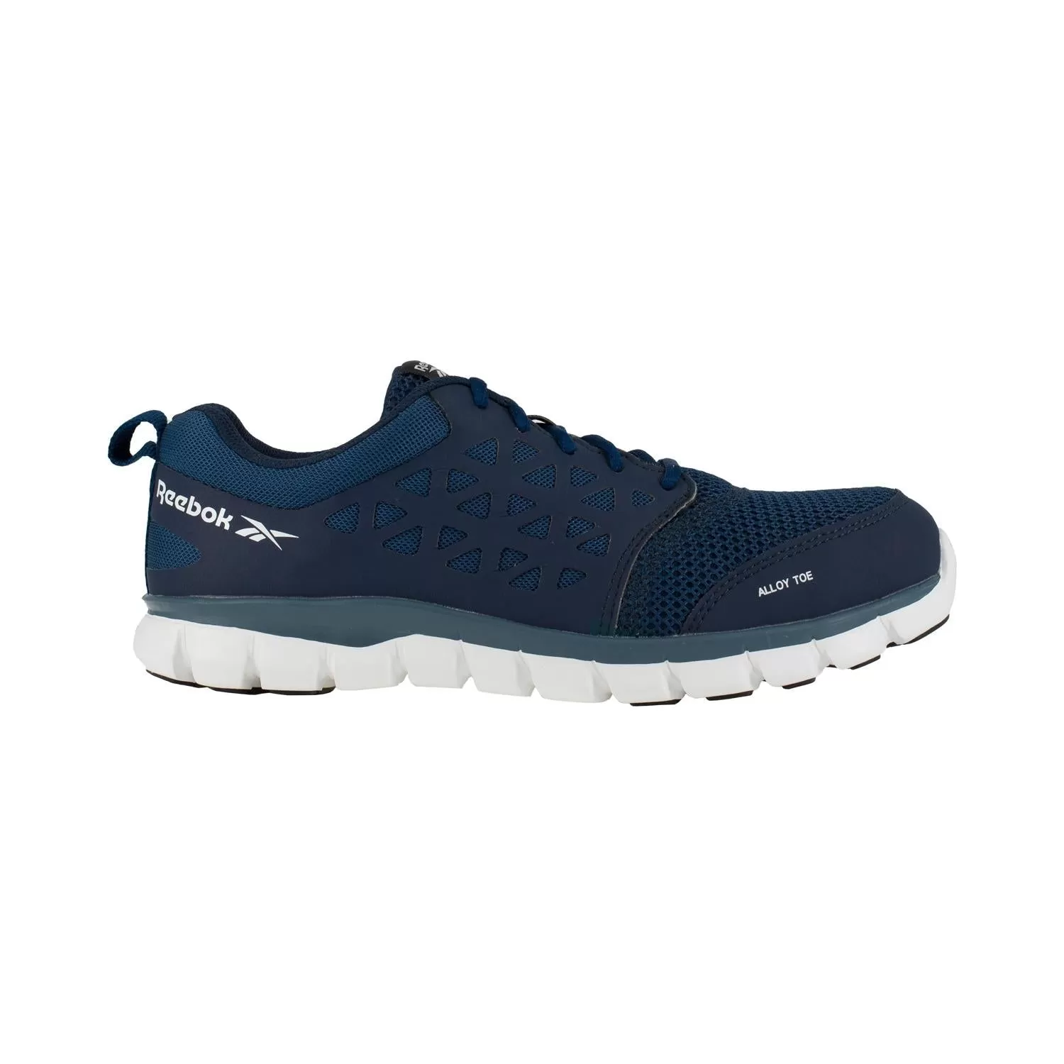 Sublite Cushion Alloy-Toe Athletic Work Shoe Blue/White