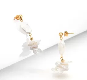 Tawny Pearl Drop earrings by Sahira