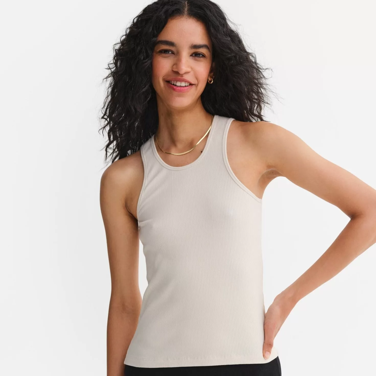 Tencel Rib Easy Tank