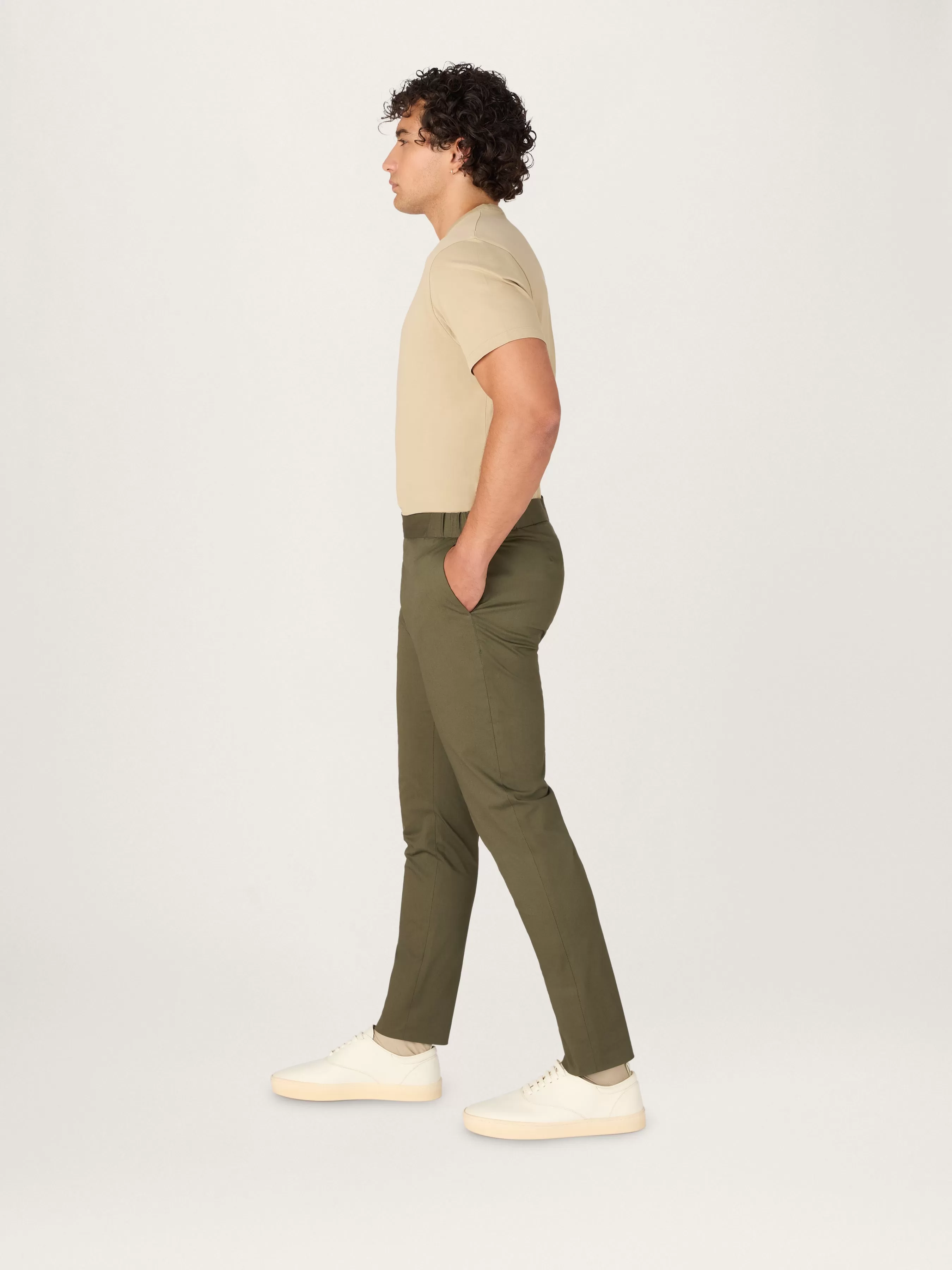 The 24 Trouser || Spruce | Stretch Cotton