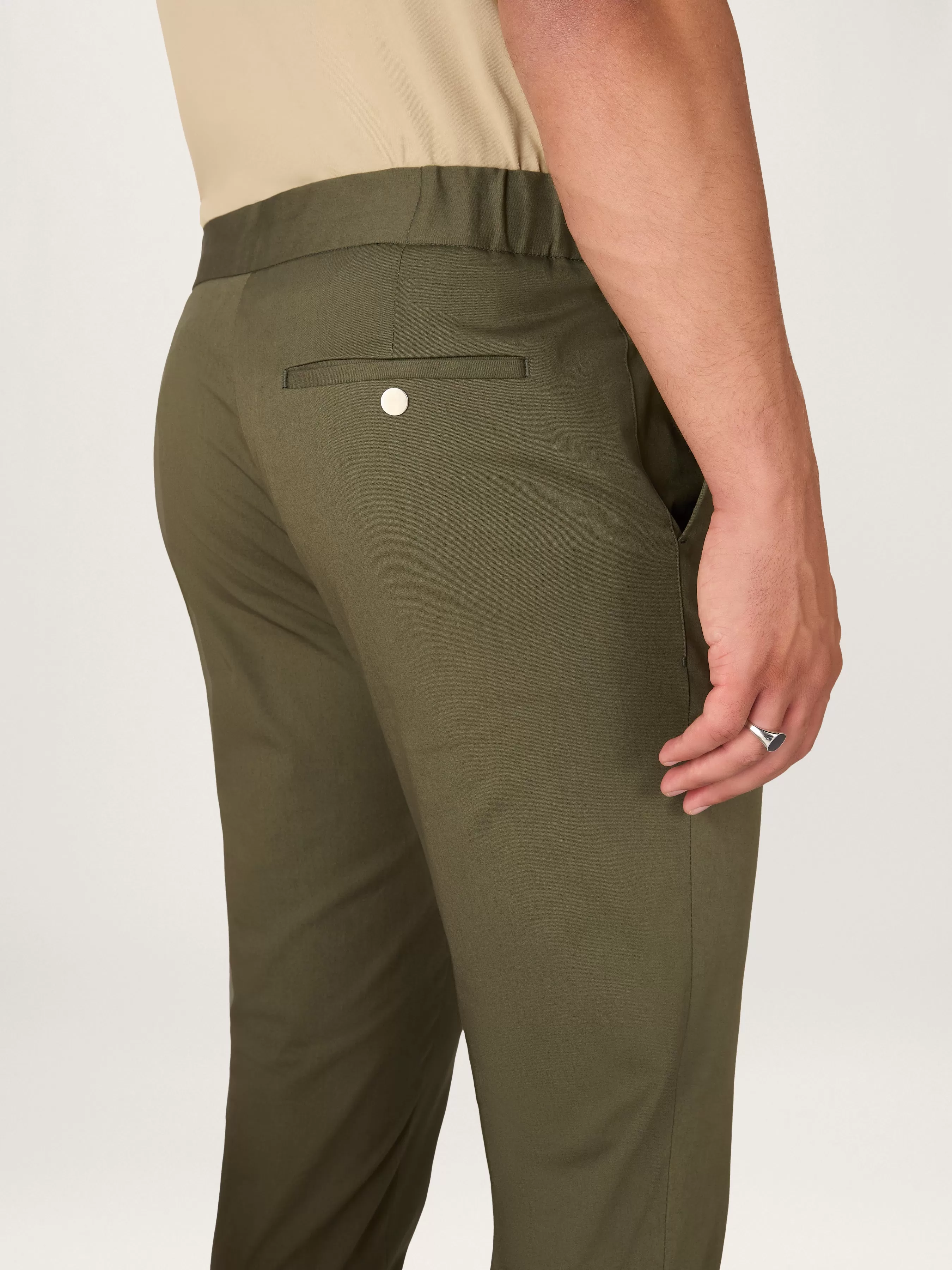 The 24 Trouser || Spruce | Stretch Cotton