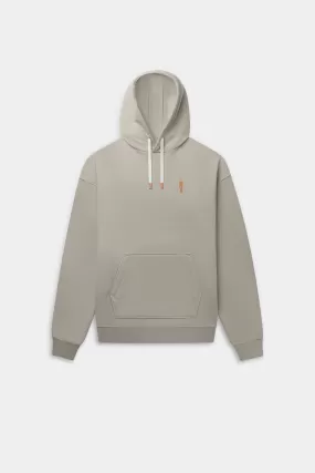 The Wall Box Fit Hoodie Silver Lining