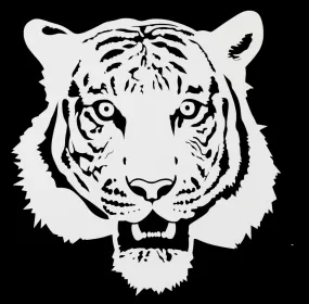 Tiger head Vinyl Decal