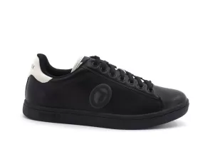 TRUSSARDI Galium Luxury Nabuk Patch Sneaker Black Ice 77A00274