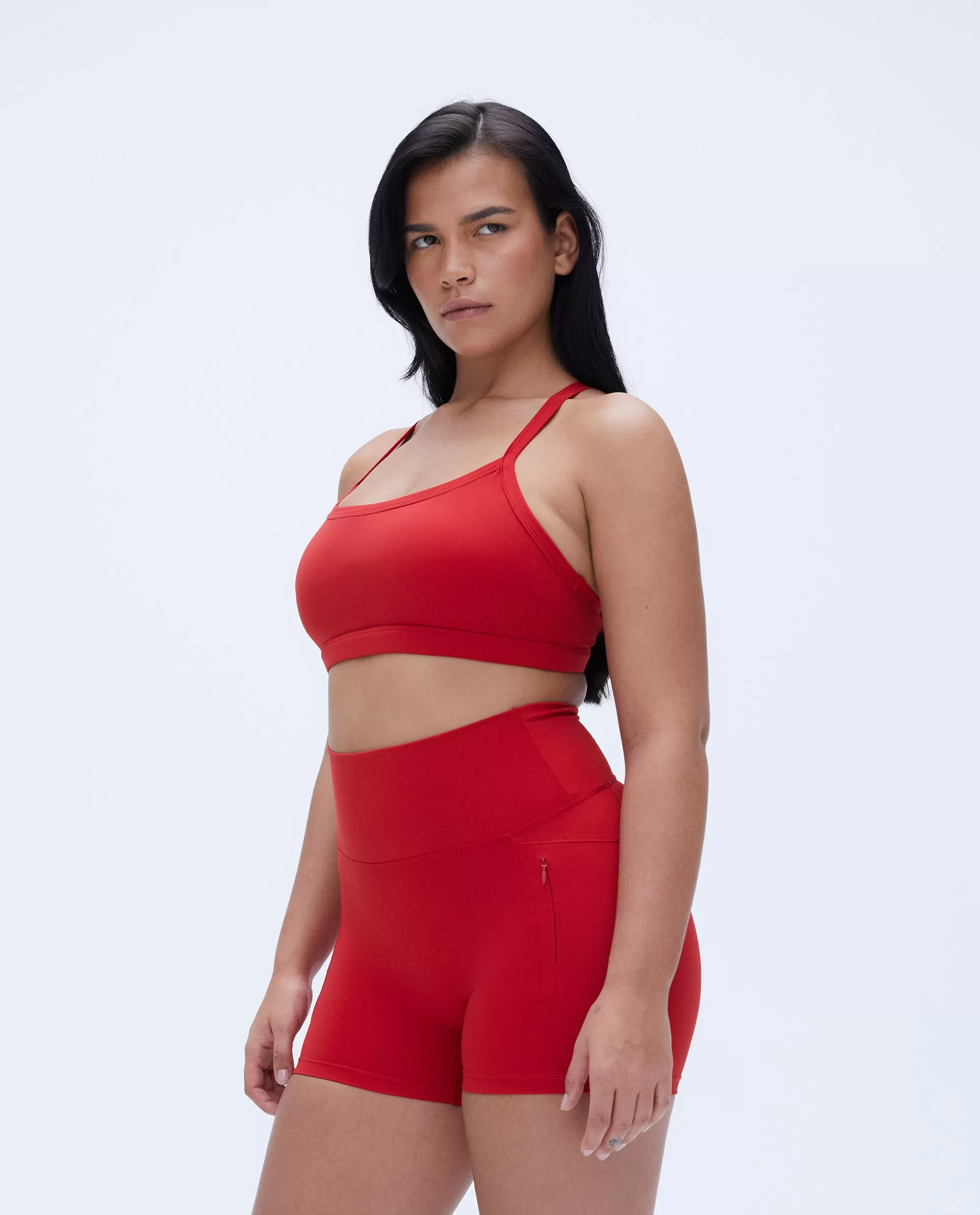 Ultimate Strappy Racer Bra - Classic Red