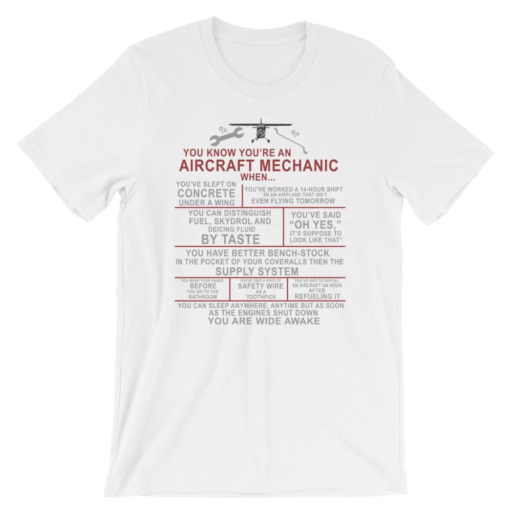 You know you're an aircraft mechanic when...